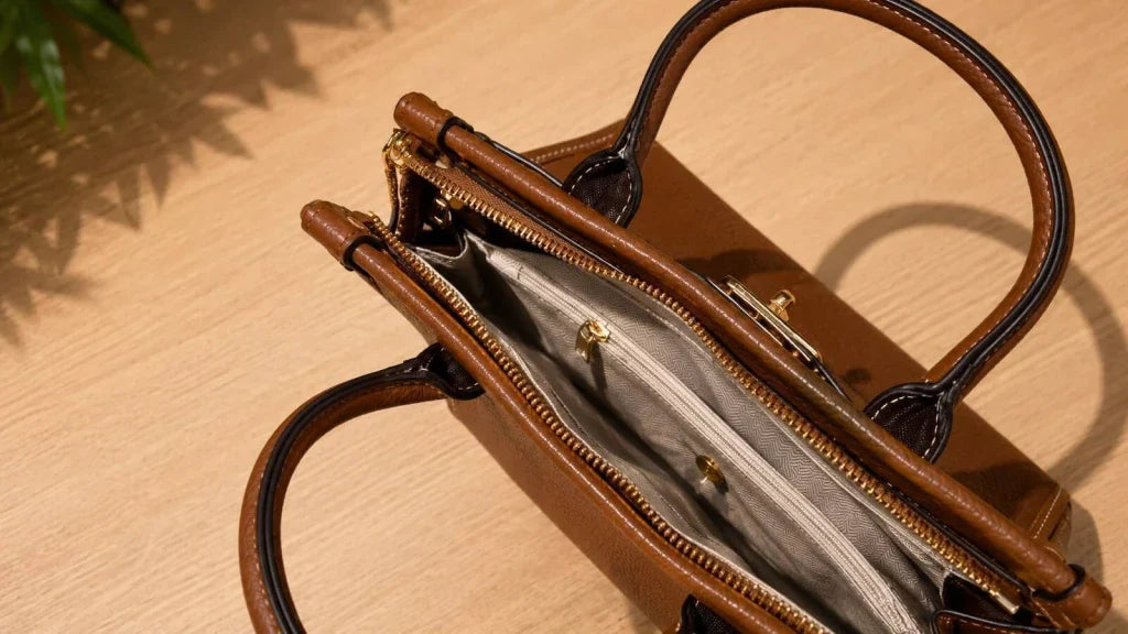 Bolsa Feminina Transversal com Fecho Giratório Modelo Brisa